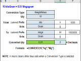 Excel Convert Function Examples Metric Imperial Switch