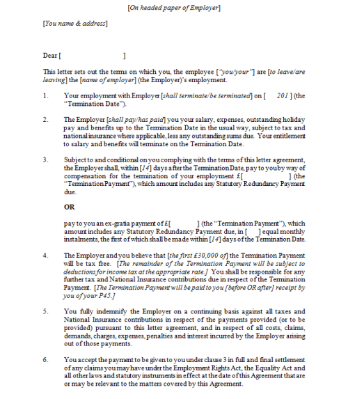 Employment Termination Agreement