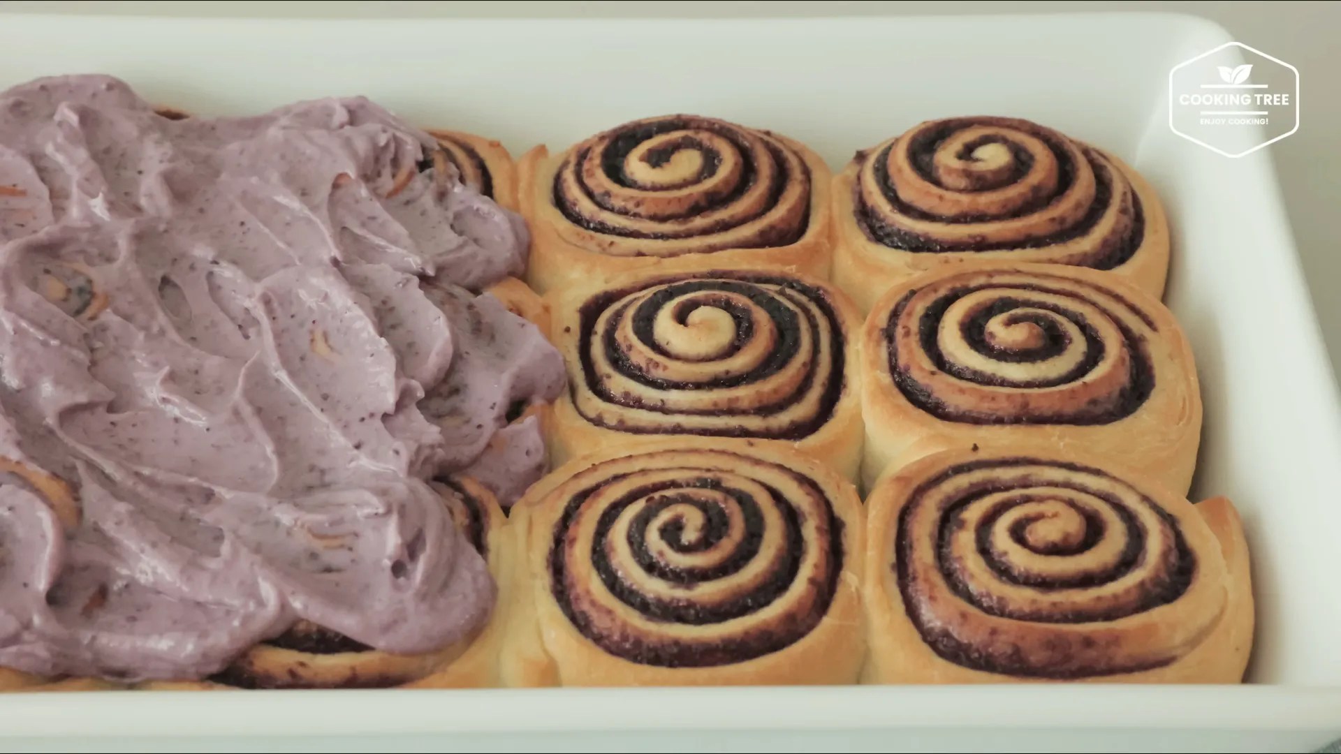 블루베리 롤빵 만들기