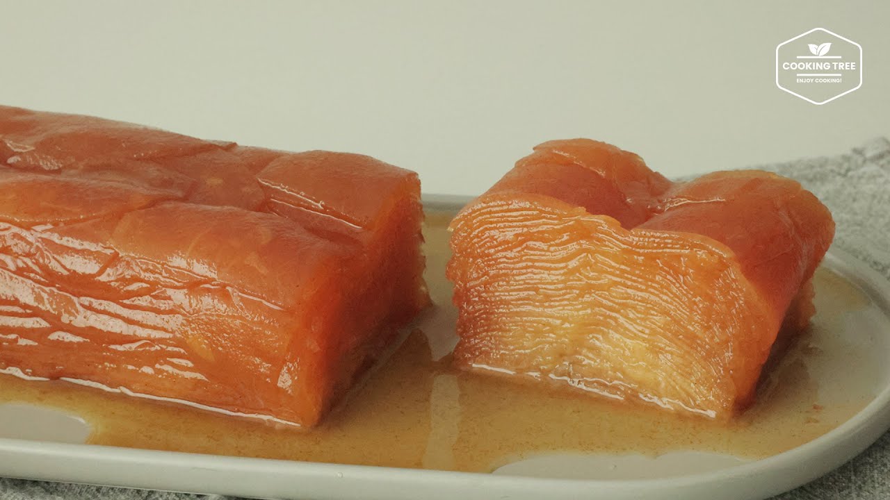 카라멜 사과 밀푀유