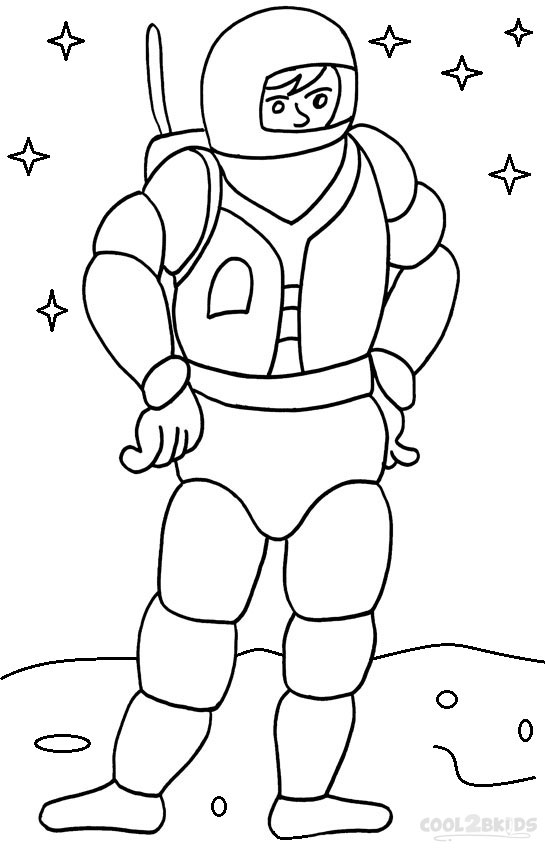 printable astronaut coloring pages for kids