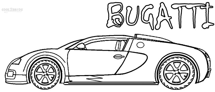 Printable bugatti coloring pages for kids