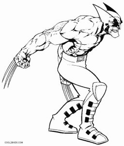 printable wolverine coloring pages for kids cool2bkids