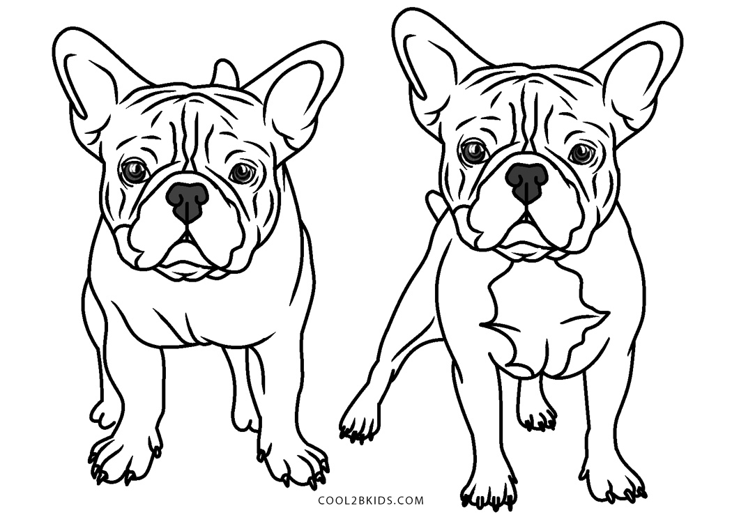 Printable dog coloring pages for kids
