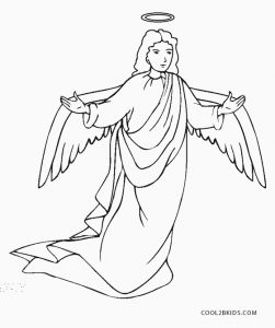 free printable angel coloring pages for kids