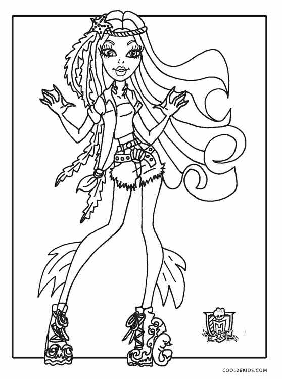 When we think of october holidays, most of us think of halloween. Free Printable Monster High Coloring Pages For Kids