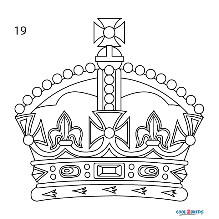 photo How To Draw A Kings Crown Step By Step Easy how to draw a crown step by step pictures