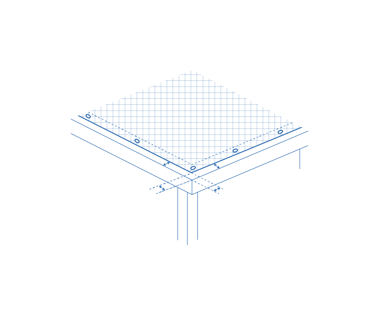 The cloth roll does come with the cutter . DIY Guide: How to install shade fabric | Coolaroo
