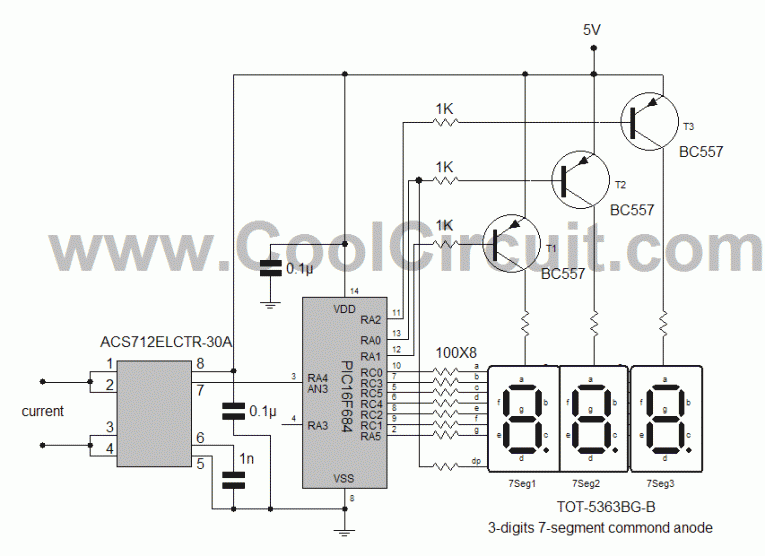 Digital Dc Amp Meter Circuit Diagram Circuit Diagram