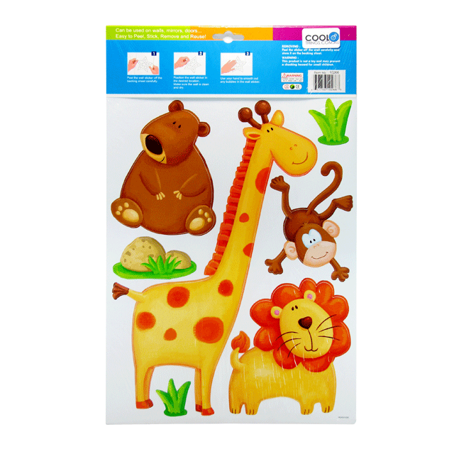 wall art stickers zoo animals medium gorgeous zoo animal cut outs