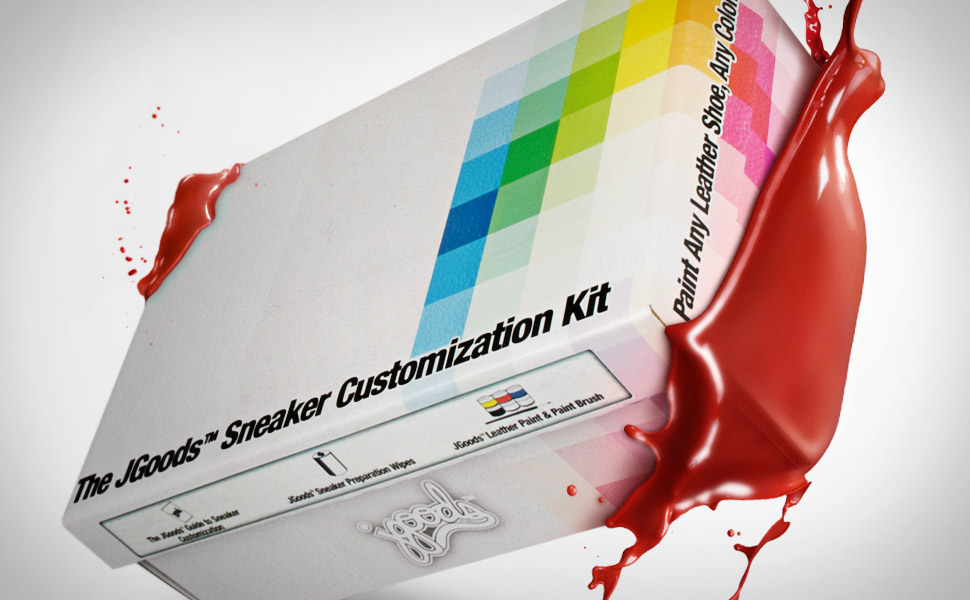 Pimp your own shoes with the jgoods sneaker customization kit