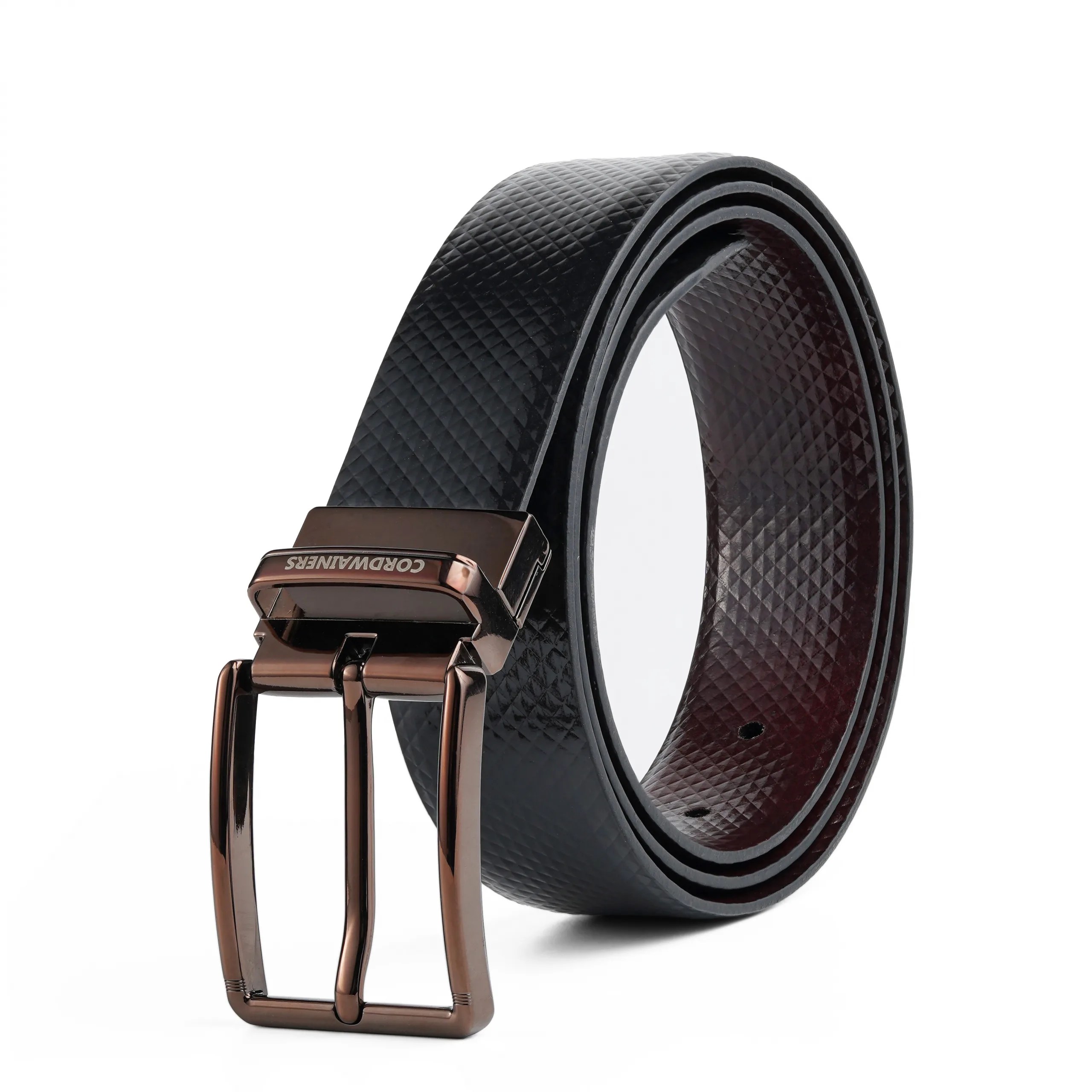 Revia reversible leather belt