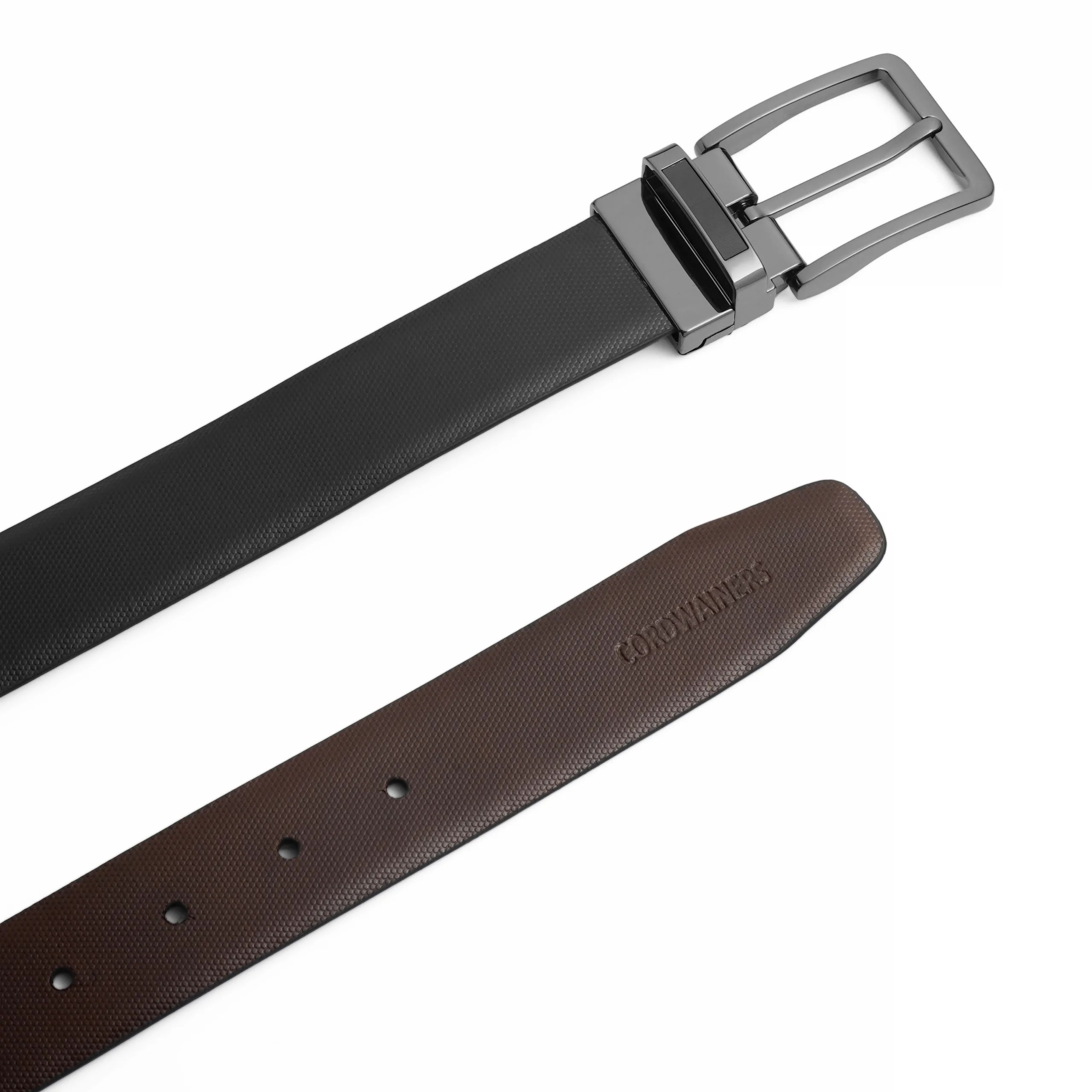 Dure reversible leather belt