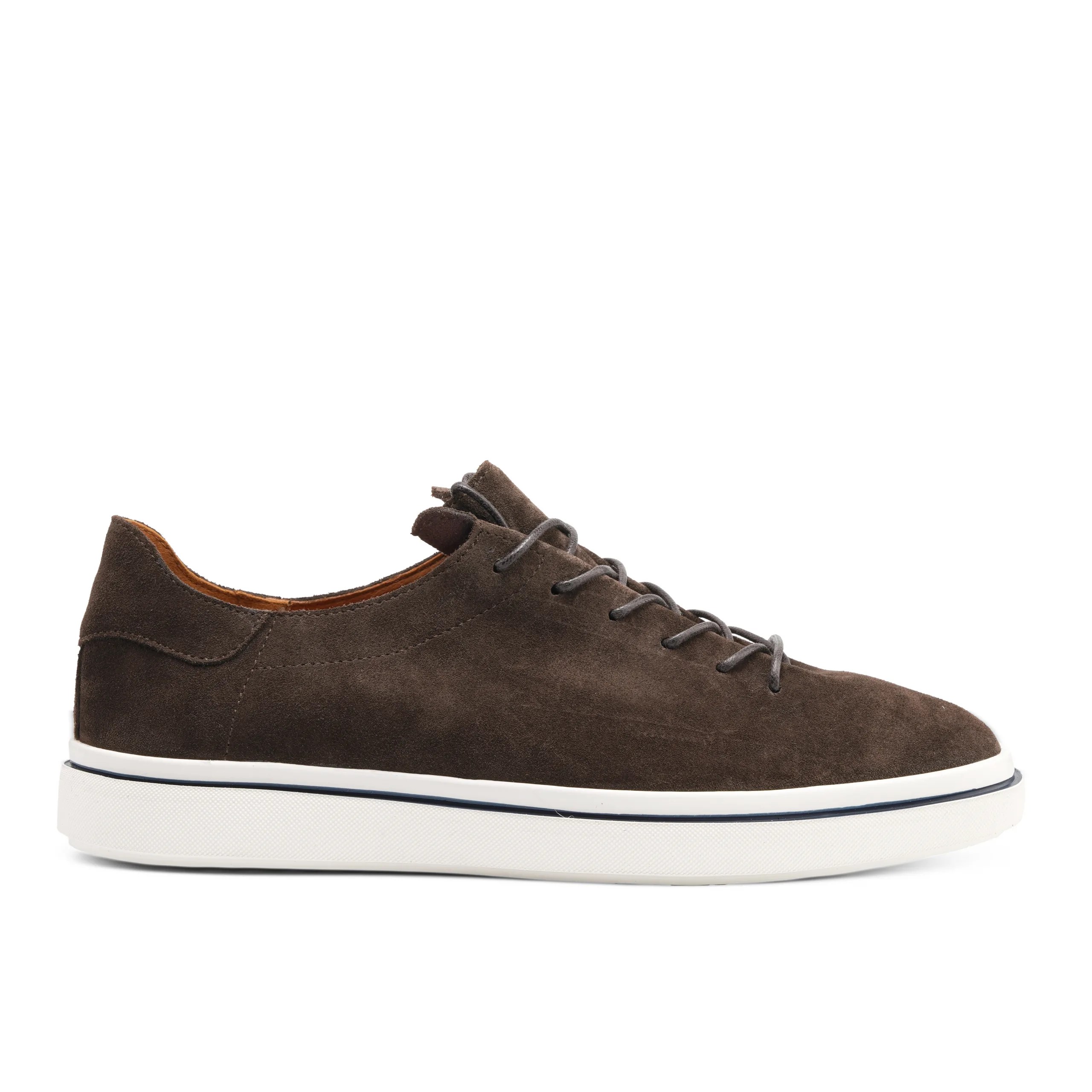 Rust coffee suede leather casual shoes