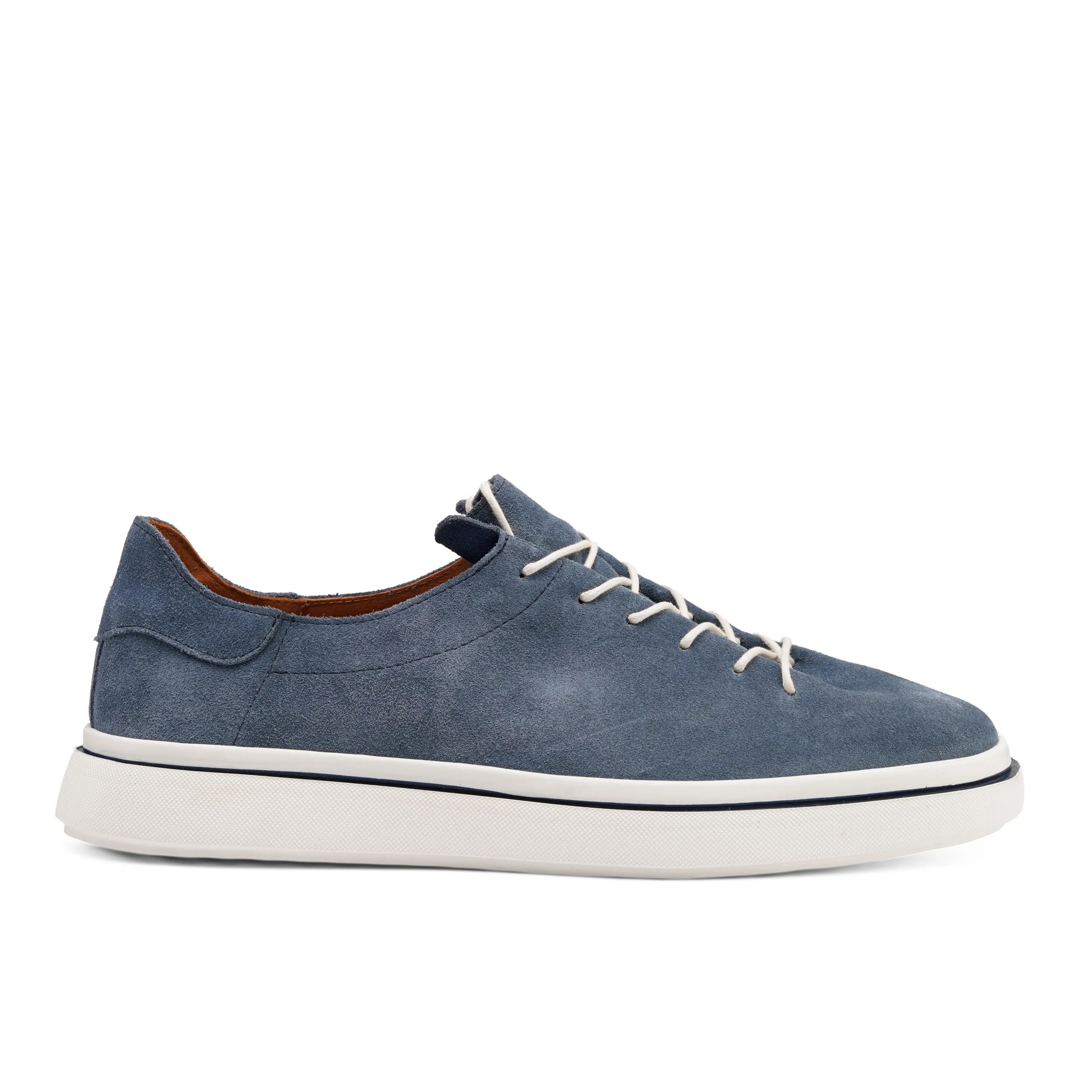 Rust Gris Blue suede leather casual shoes