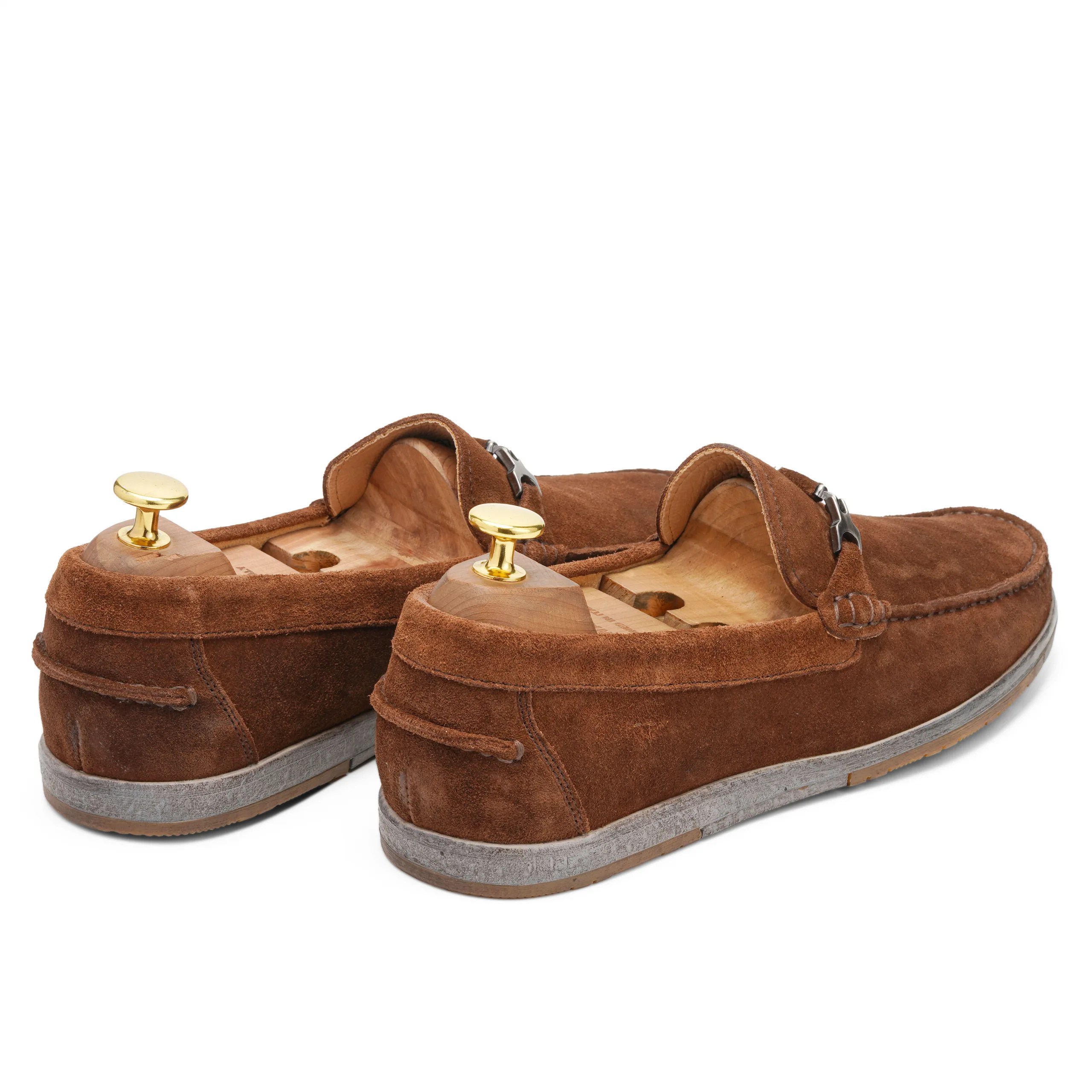 carl Tan suede leather casual shoes