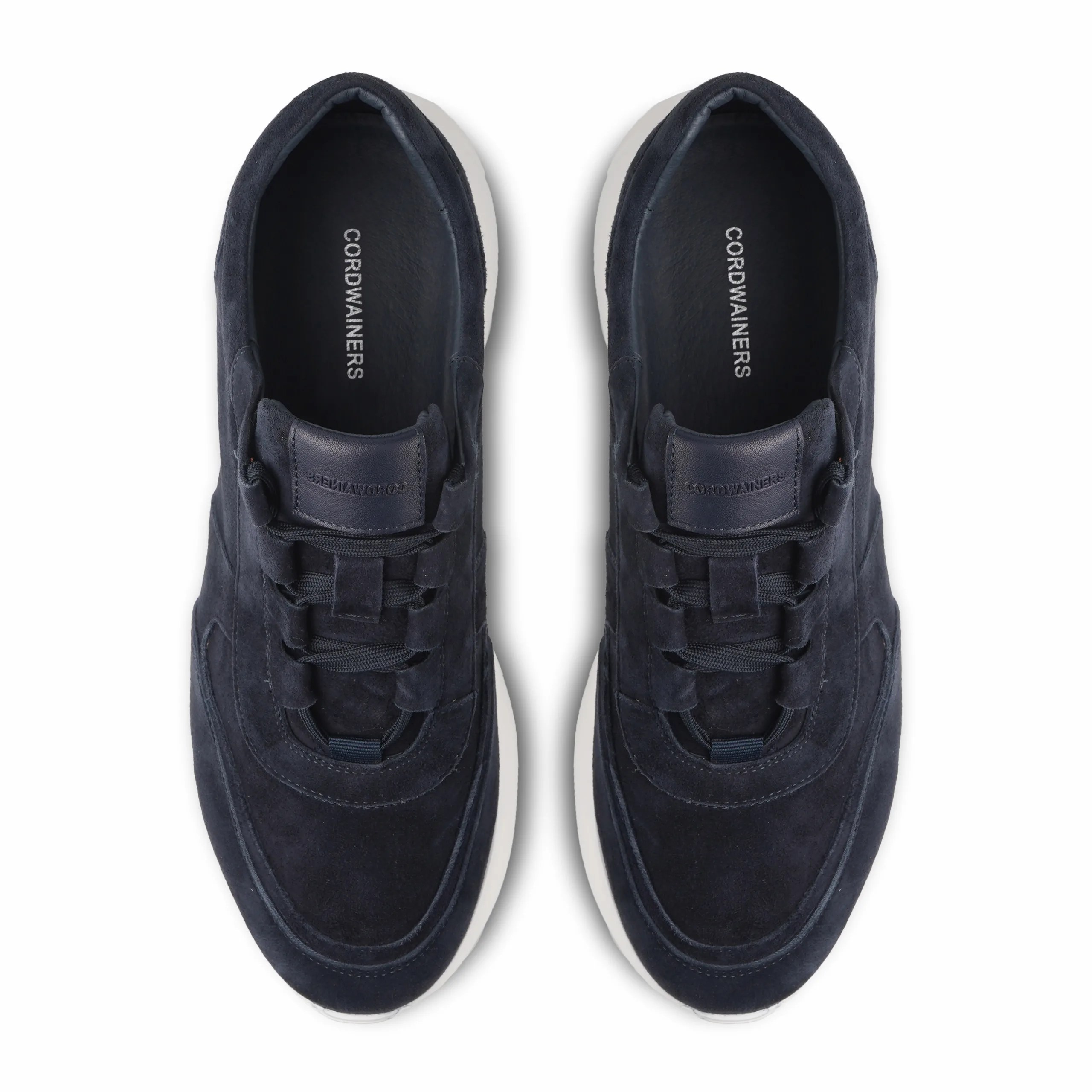 tane-blu Blue suede leather shoes