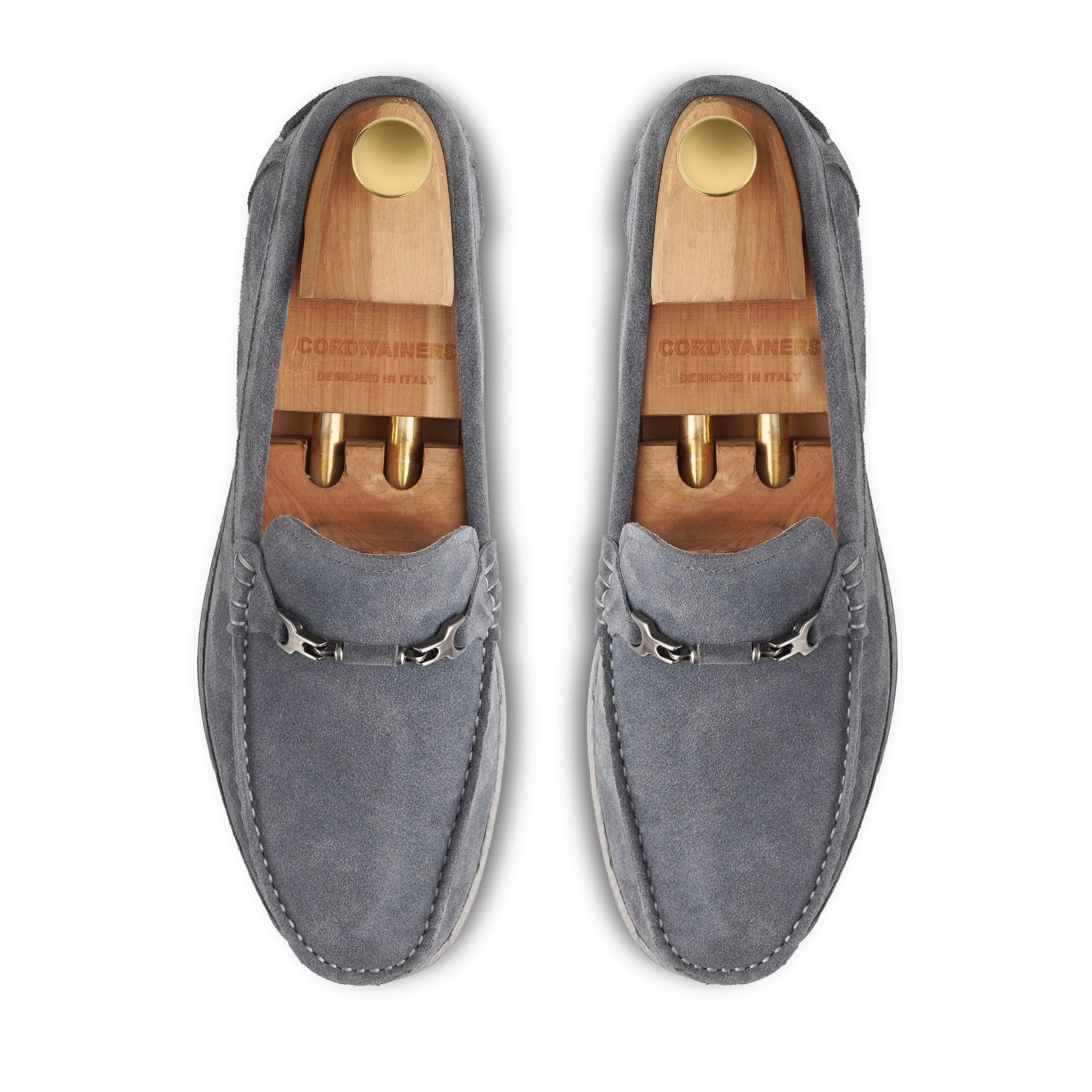 Carl Ash Grey suede leather casual shoes