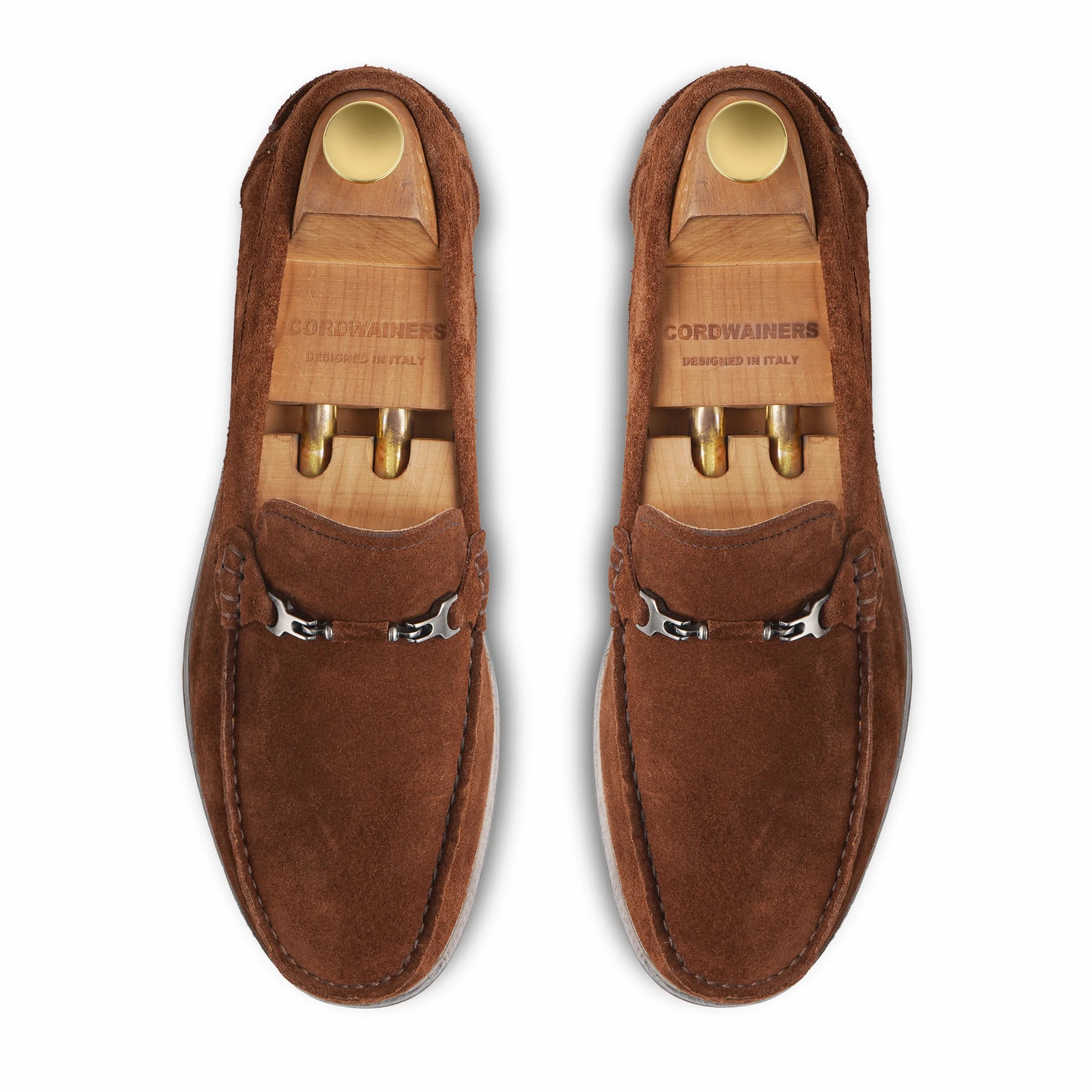 carl Tan suede leather casual shoes