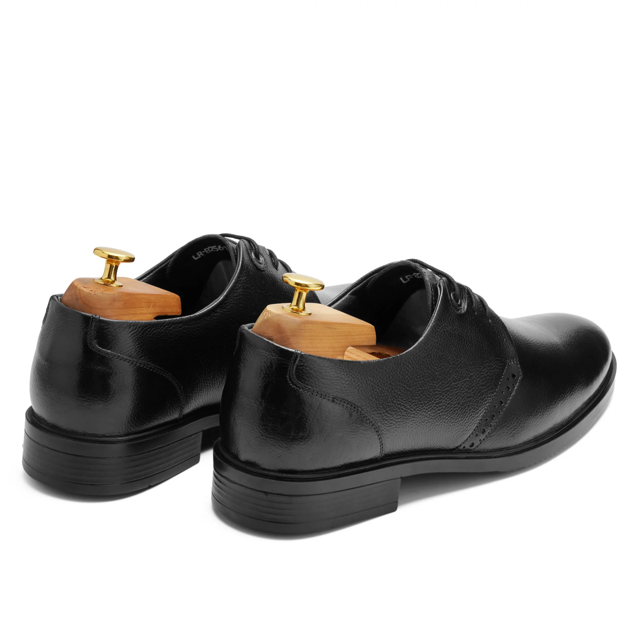 Walter leather black derby formal shoes
