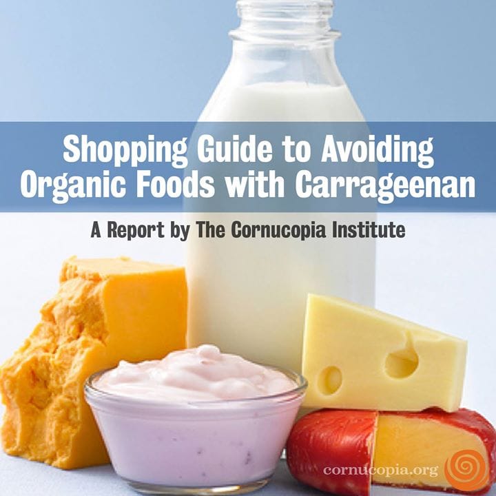 You don't have to eat carrageenan: finding alternatives to a toxic food
