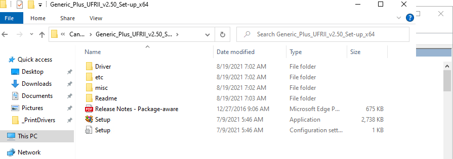 Canon department id management not working after print server migration