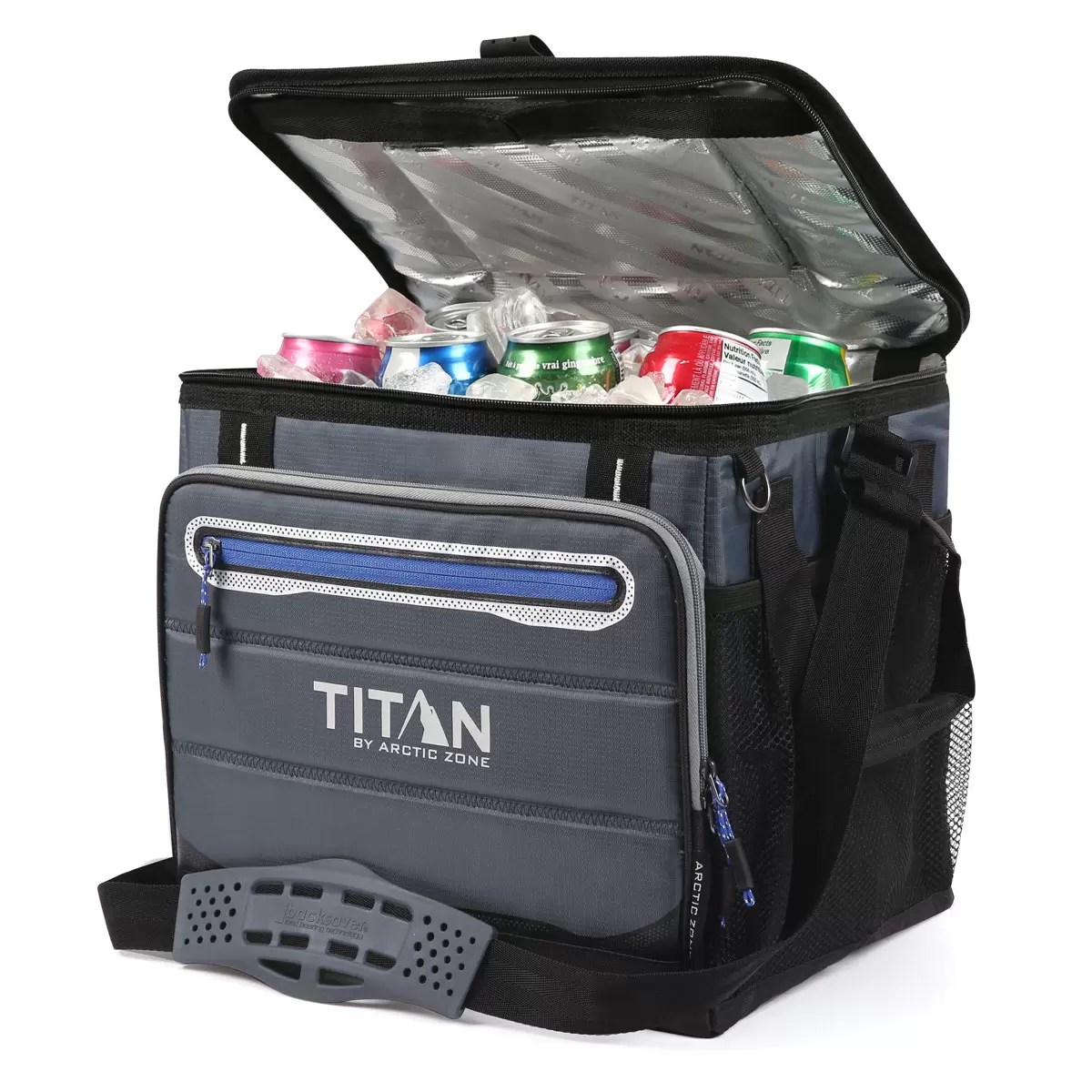 Titan Deep Freeze 40 Can Collapsible Cooler in Black coshos.co.uk