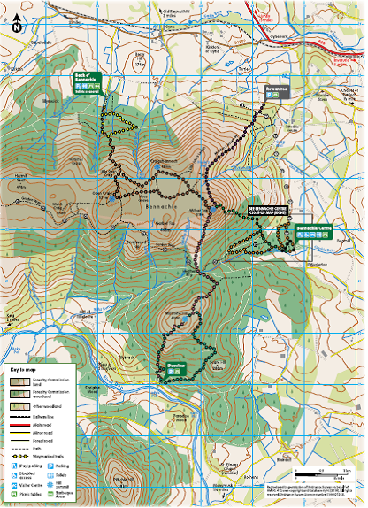 Bennachie Back Of Bennachie The Cosmic Hillbashers Bennachie Map 