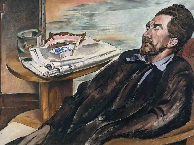 Ezra Pound by Wyndham Lewis