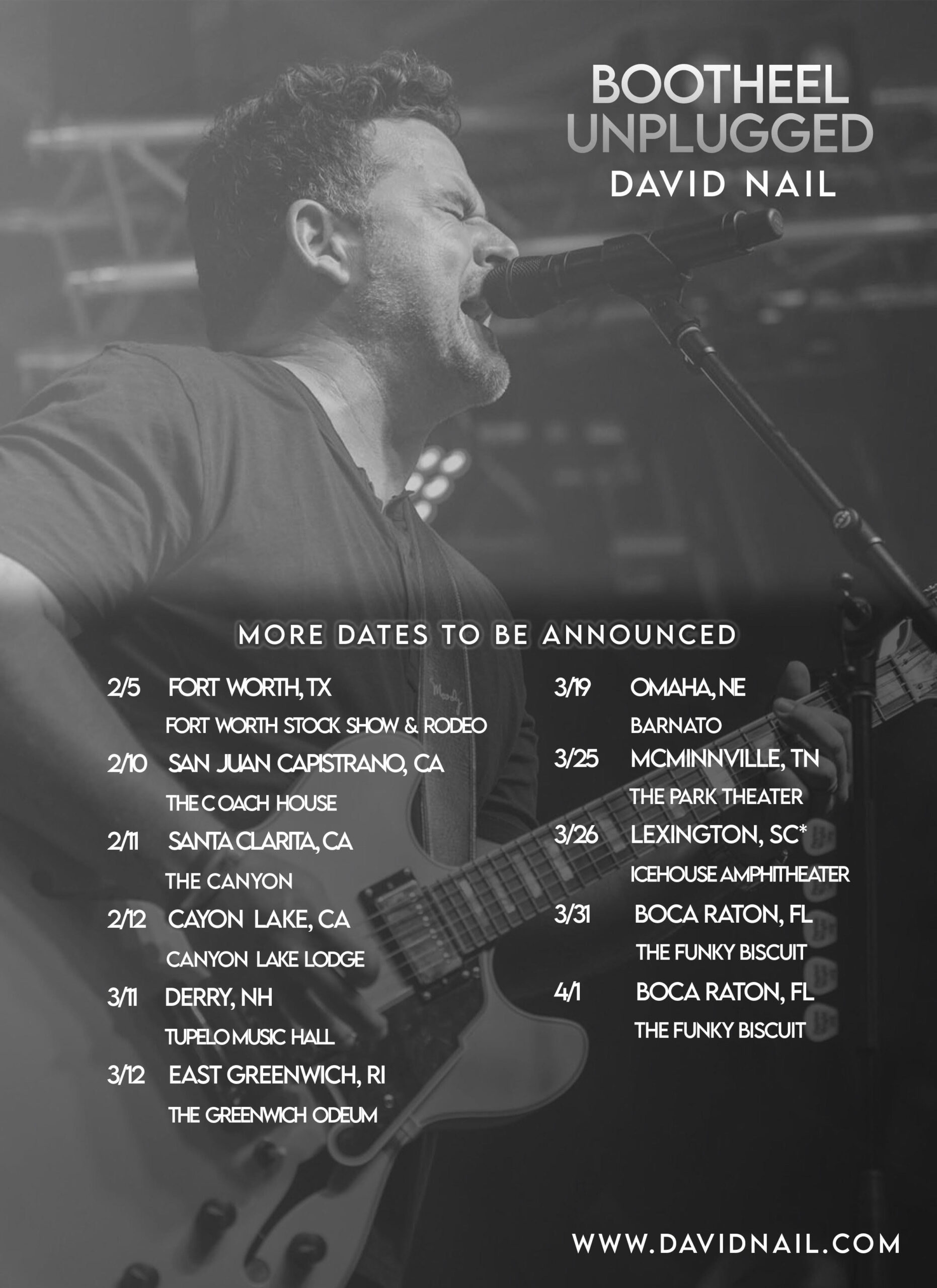 David Nail ‘Unplugs’ for intimate early 2022 Bootheel Unplugged Tour