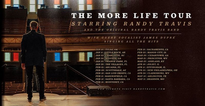 Tickets Are On Sale Now For Randy Travis’ More Life Tour 2025!