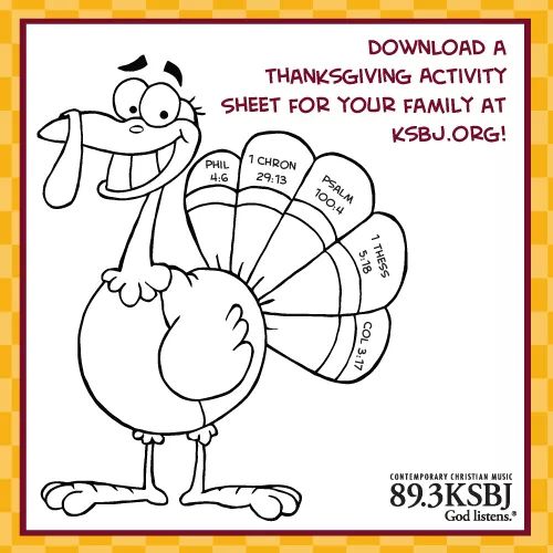 Thanksgiving fun sheet