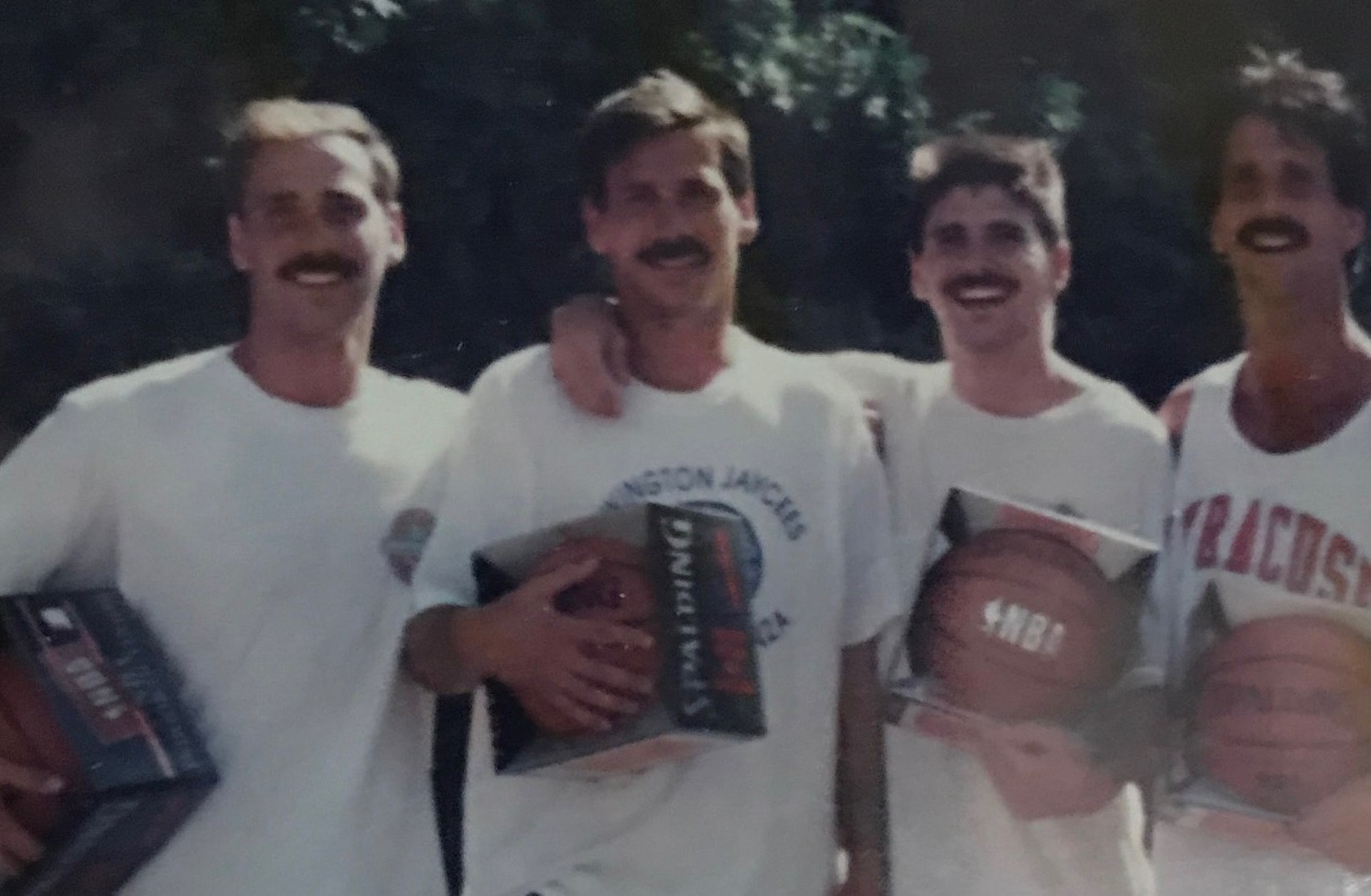 The Snyder brothers, who played a variety of sports at Bulkeley over a 20 year period and will all be inducted into the Bulkeley Athletic Hall of Fame, from left to right, Jay, Mark, Michael and Steve. (Photo courtesy of Jay Snyder)