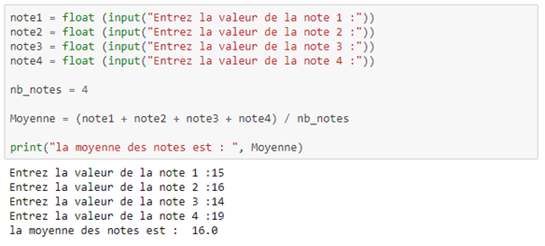 Comment transformer une note sur 15, 25, 30 ou sur 77 en une note sur 20 ? Tutoriel Python Definir Et Calculer La Moyenne