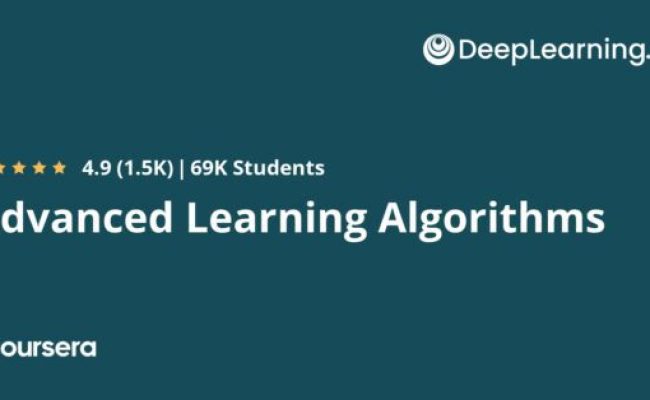 Advanced Learning Algorithms - Coursya