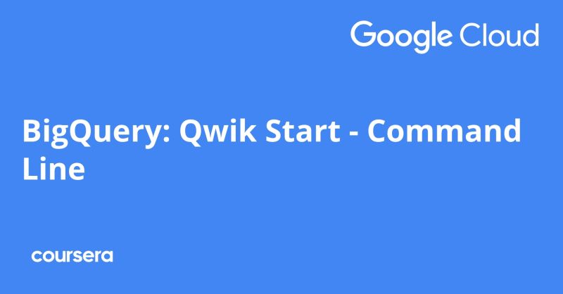 Bigquery Qwik Start Command Line - Colorful Design Collection - Ultra HD Quality