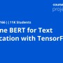 Fine Tune BERT For Text Classification With TensorFlow - Coursya
