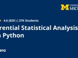 Inferential Statistical Analysis With Python Coursya