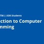 Introduction To Computer Programming - Coursya