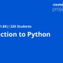 Introduction To Python - Coursya