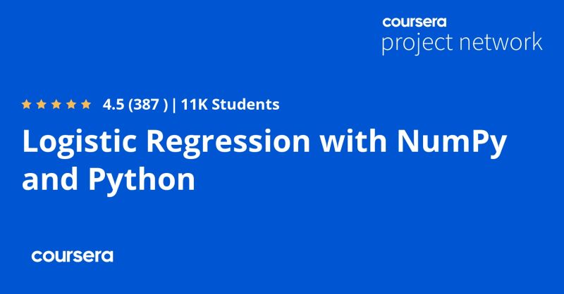 Online Course Logistic Regression With Numpy And Python - Premium High Resolution Mountain Arts | Free Download