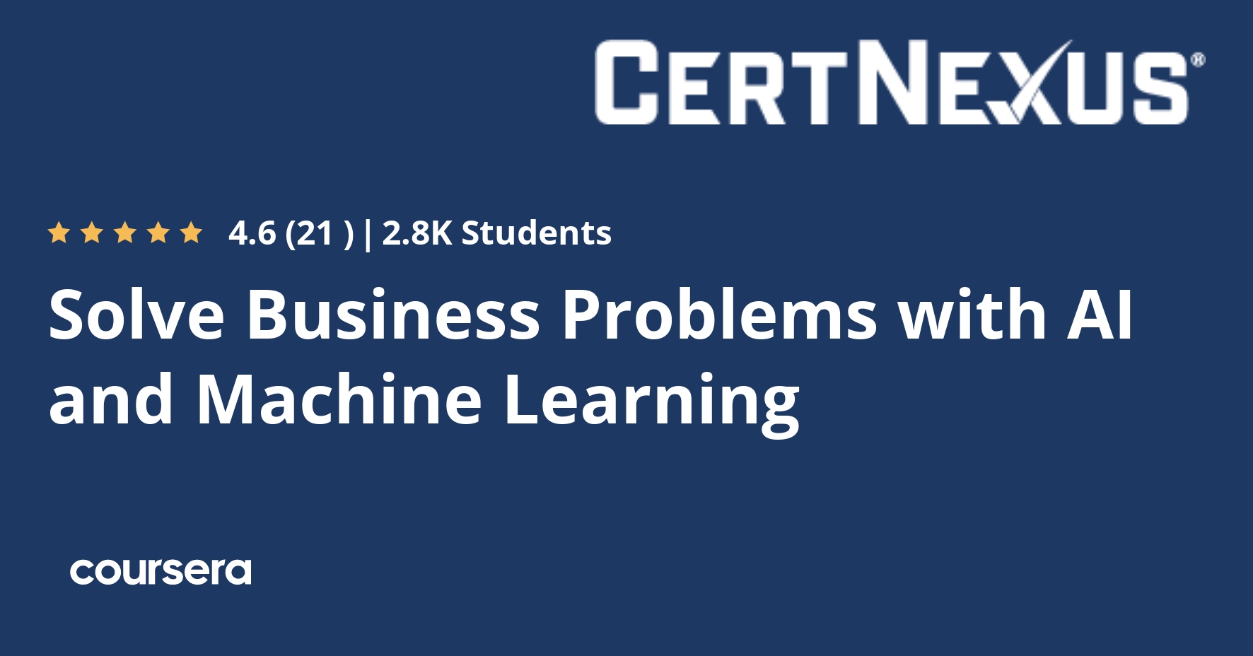 Solve business problems with ai and machine learning
