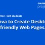 Use Canva To Create Desktop And Mobile-friendly Web Pages. - Coursya