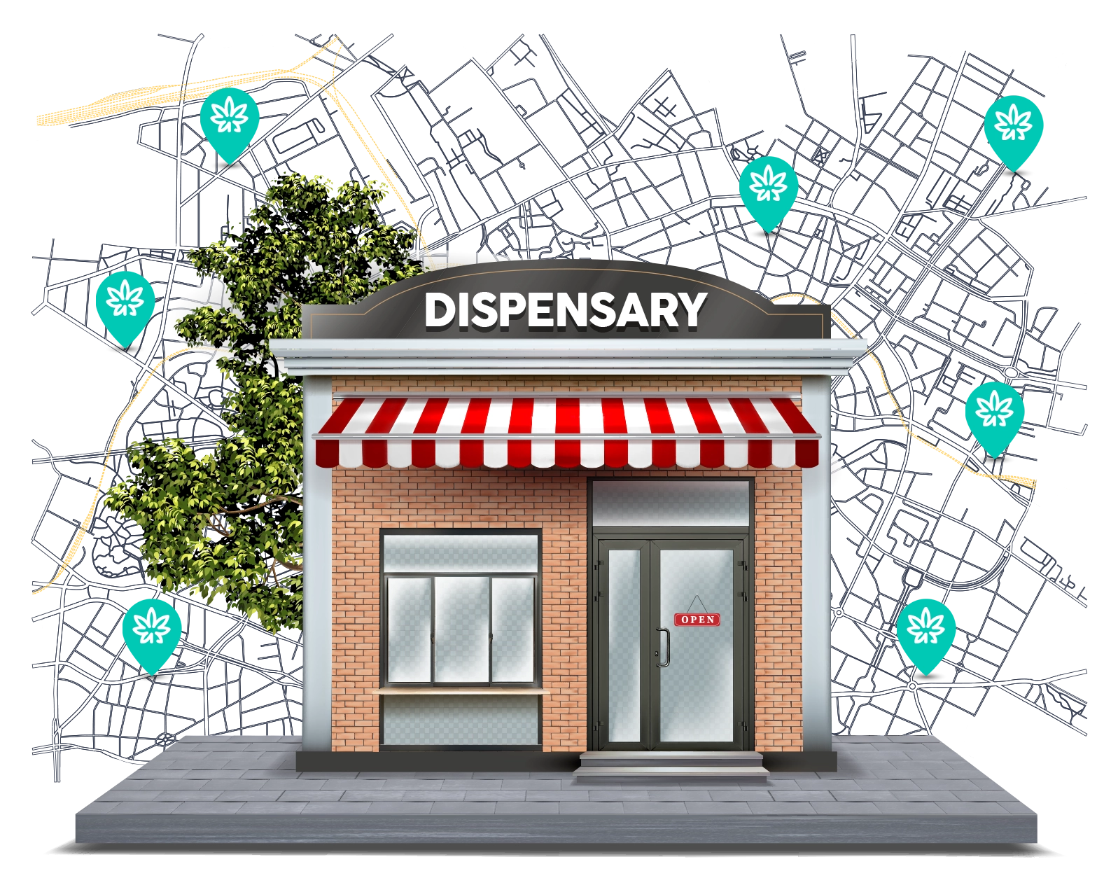 Dispensary Ecommerce Software - Best Landscape Textures in Mobile