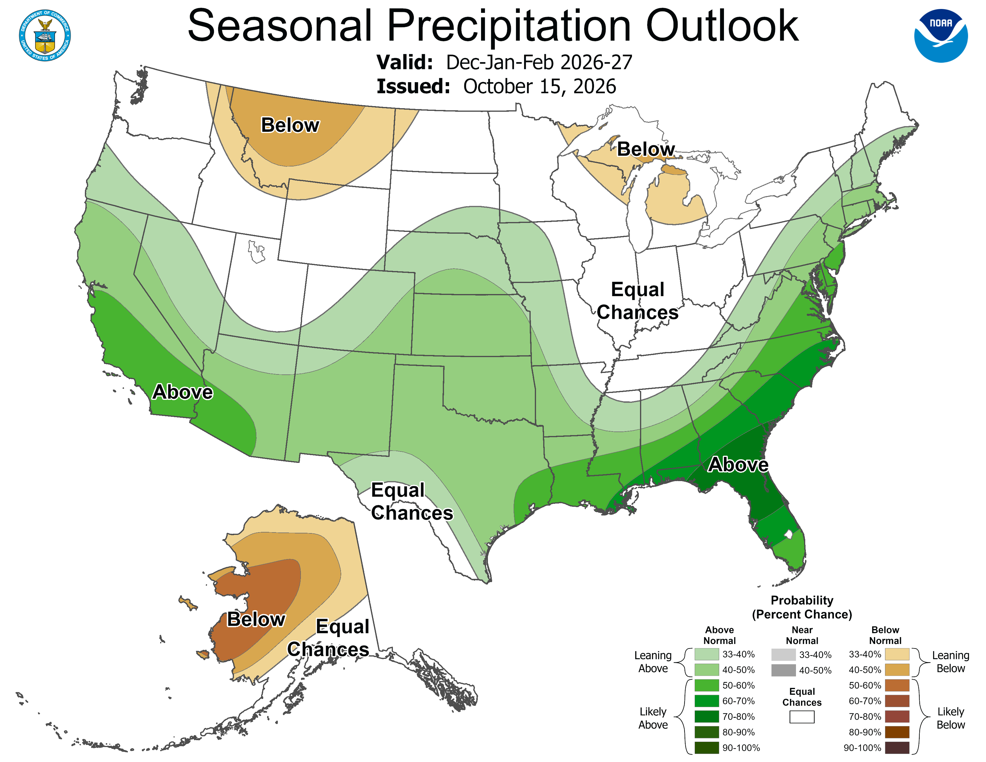 Climate Prediction Center Seasonal Color Maps OFF02 Prcp.