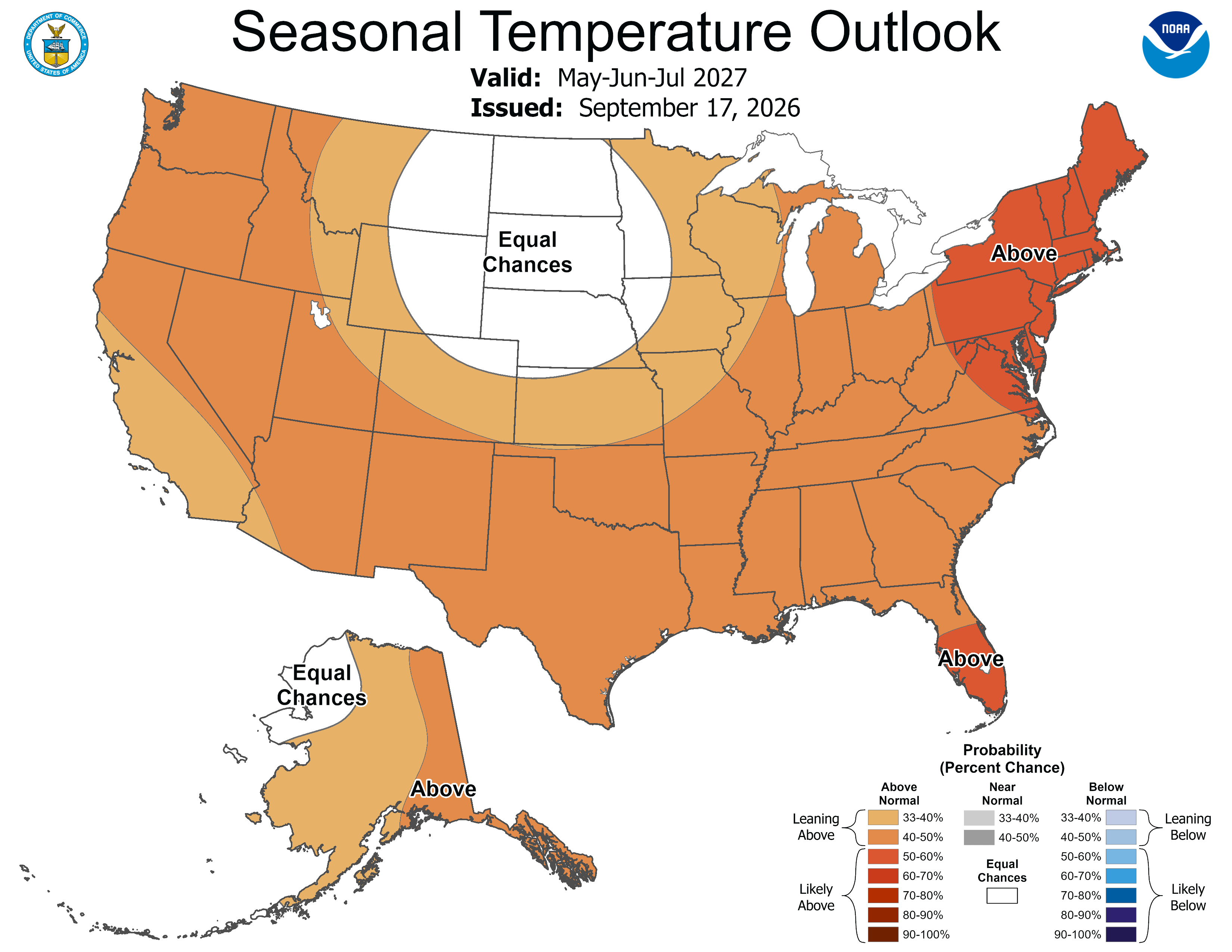 Climate Prediction Center Seasonal Outlook Off08 Temp 