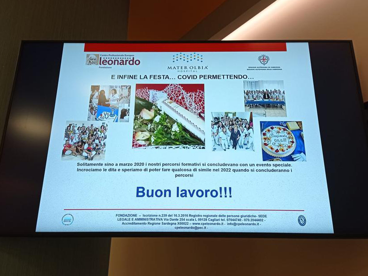 Oss Al Mater Olbia: Iscrizioni Aperte Per La Ii Edizione. Avviato Il Primo Percorso - Centro Professionale Europeo "Leonardo" | Centro Professionale Europeo "Leonardo"