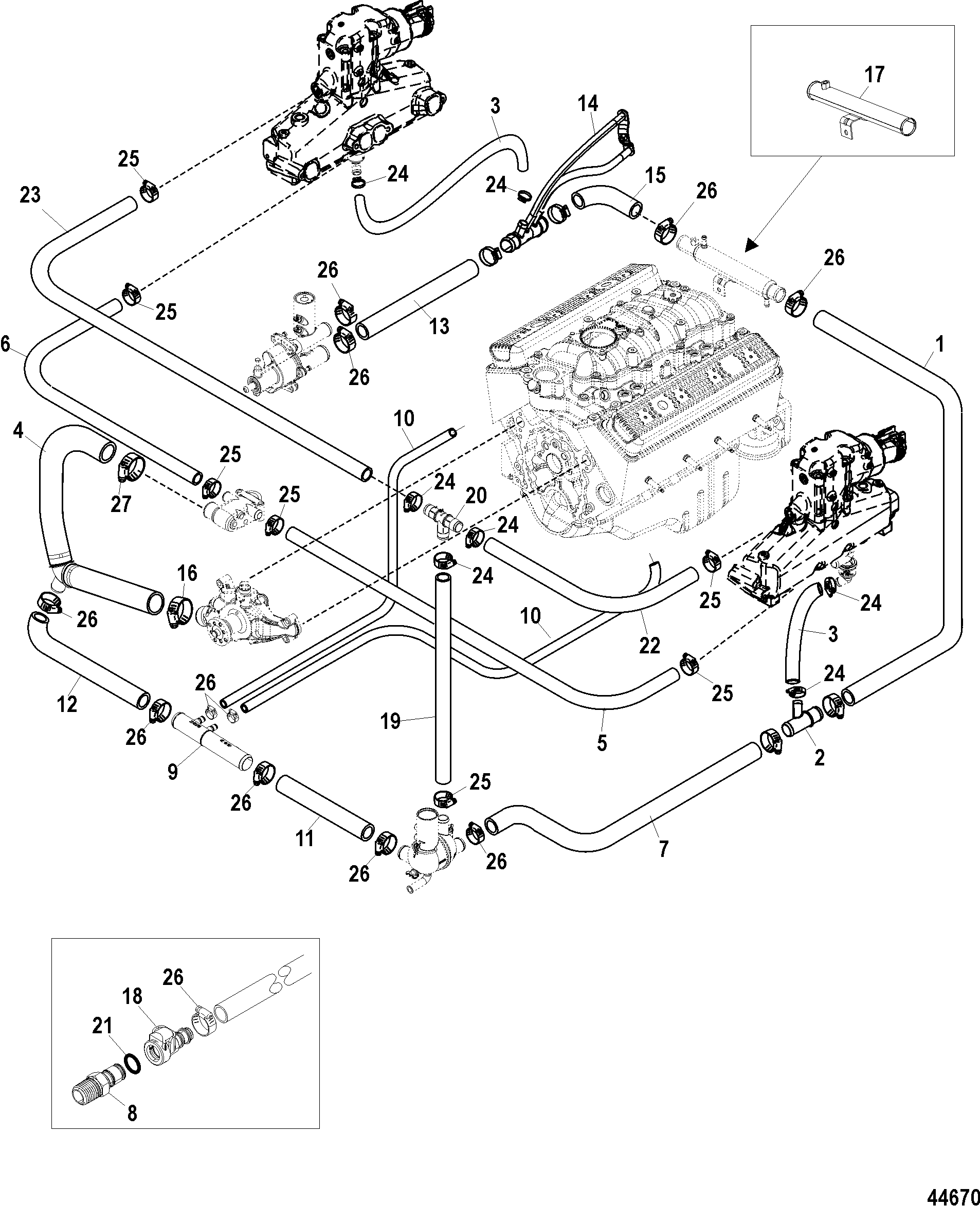 Cp Performance Closed Cooling System 
