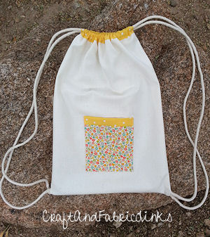 Drawstring Backpack Pattern