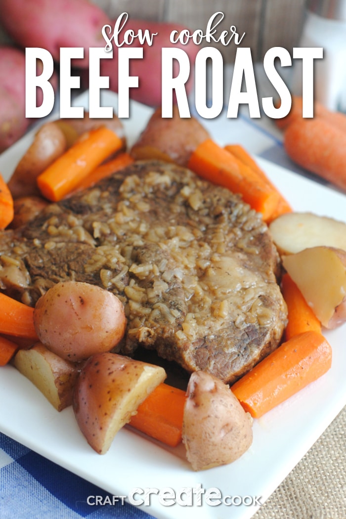 Slow cooker beef roast recipe